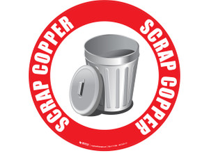 Scrap Copper - Floor Sign