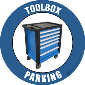 Toolbox Parking - Floor Sign