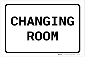 Changing Room Landscape - Label