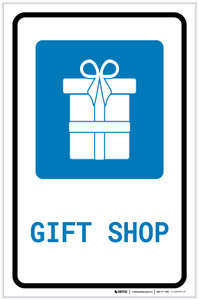 Gift Shop with Icon Portrait - Label