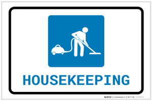 Housekeeping with Icon Landscape - Label