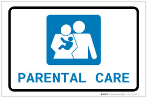 Parental Care with Icon Landscape - Label