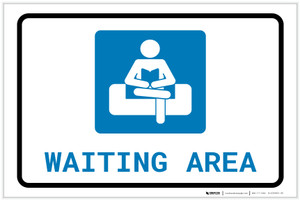 Waiting Area with Icon Landscape - Label
