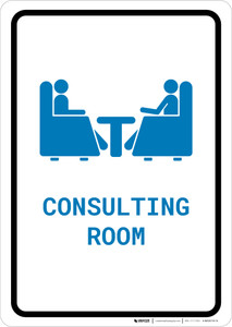Consulting Room with Icon Portrait v2 - Wall Sign