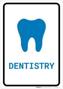 Dentistry with Icon Portrait v2 - Wall Sign