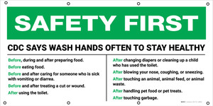 CDC Says Wash Hands Often To Stay Healthy - Banner CDC Says Wash Hands Often To Stay Healthy - Banner