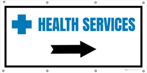 Health Services Right Arrow with Icon - Banner