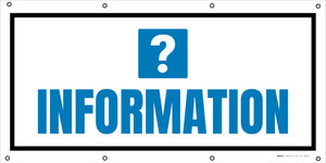 Information with Question Mark - Banner