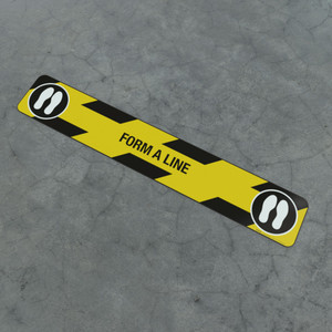 Form A Line Feet - Social Distancing Strip