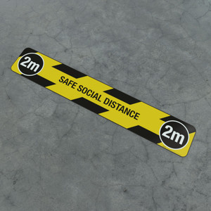 Safe Social Distance 2M - Social Distancing Strip