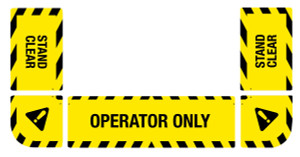 Hazard Area Floor Sign Hazard Area Floor Sign