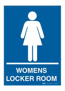 Womans Locker Room - Wall Sign