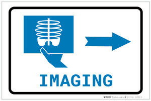 X-Ray Imaging Right Arrow with Icon Landscape v2 - Label