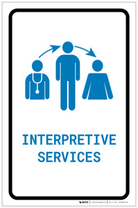 Interpretive Services with Icon Portrait v2 - Label