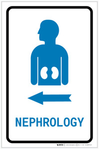 Nephrology Left Arrow with Icon Portrait v2 - Label