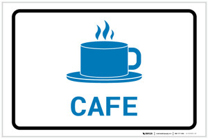 Cafe with Icon Landscape v2 - Label