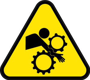 Entanglement and Crushing Die Cut Label Entanglement and Crushing Die Cut Label