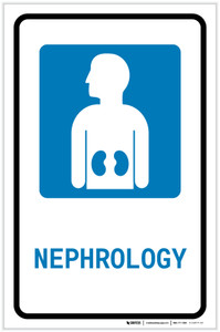 Nephrology with Icon Portrait - Label