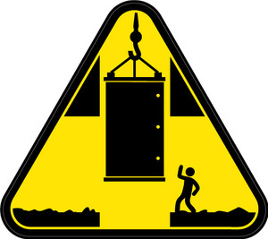 Personnel Hoisting Die Cut Label Personnel Hoisting Die Cut Label