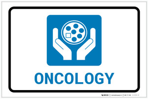 Oncology with Icon Landscape - Label