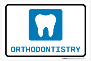 Orthodontistry with Icon Landscape - Label