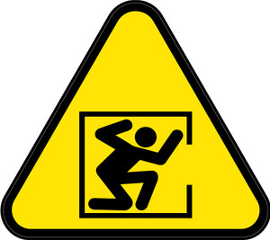 Confined Space Die Cut Label Confined Space Die Cut Label