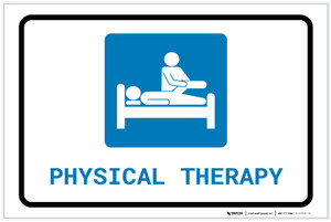Physical Therapy with Icon Landscape - Label