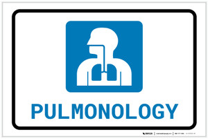 Pulmonology with Icon Landscape - Label