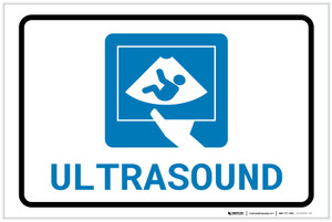 Ultrasound with Icon Landscape - Label