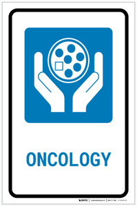 Oncology with Icon Portrait - Label