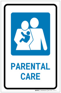 Parental Care with Icon Portrait - Label