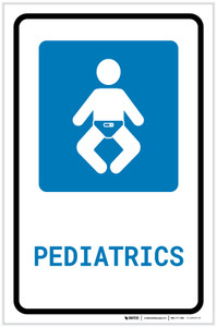 Pediatrics with Icon Portrait - Label