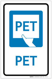 PET with Icon Portrait - Label