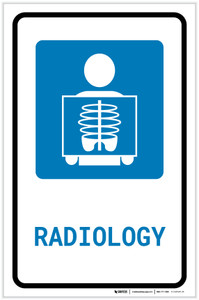 Radiology with Icon Portrait - Label
