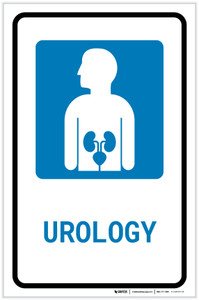 Urology with Icon Portrait - Label