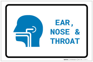 Ears, Nose, and Throat (ENT) with Icon Landscape v2 - Label