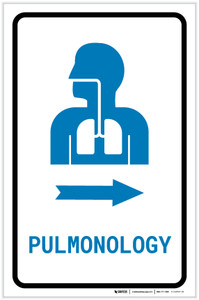 Pulmonology Right Arrow with Icon Portrait v2 - Label
