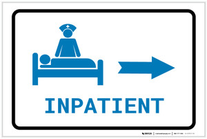Inpatient Right Arrow with Icon Landscape v2 - Label