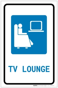 TV Lounge with Icon Portrait v2 - Label