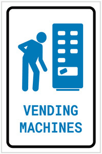 Vending Machines with Icon Portrait - Label