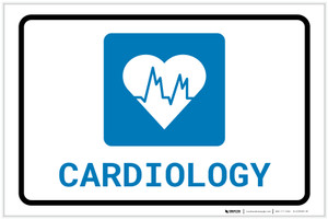 Cardiology with Icon Landscape - Label