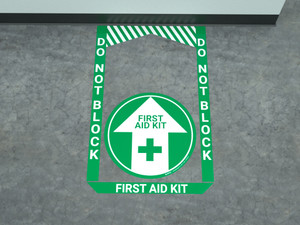 First Aid Kit - Pre Made Floor Sign Bundle First Aid Kit - Pre Made Floor Sign Bundle