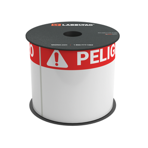 LabelTac 4 and Pro Model Peligro (Danger) ANSI Die-Cut Label Roll LabelTac 4 and Pro Model Peligro (Danger) ANSI Die-Cut Label Roll