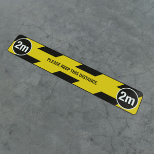 Please Keep This Distance - 2M- Social Distancing Strip