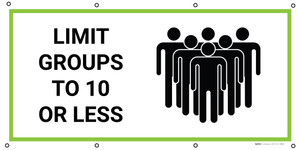 Limit Groups to 10 or Less with Icon - Banner