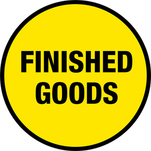 Finished Goods Floor Sign Finished Goods Floor Sign