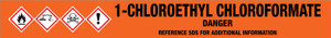 1-Chloroethyl Chloroformate [CAS# 50893-53-3] - GHS Pipe Marking Label
