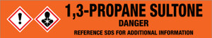 1,3-Propane Sultone [CAS# 1120-71-4] - GHS Pipe Marking Label