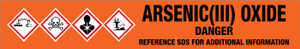 Arsenic(III) Oxide [CAS# 1327-53-3] - GHS Pipe Marking Label