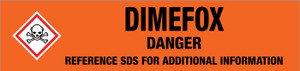 Dimefox [CAS# 115-26-4] - GHS Pipe Marking Label